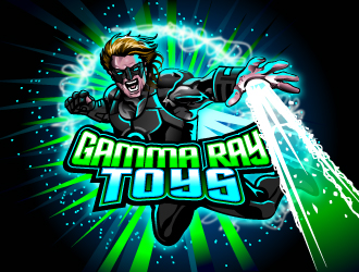 Gamma Ray Toys (GammaRayToys.com). Considering  &q logo design by aRBy