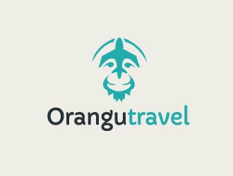 Orangutravel logo design by VonDrake
