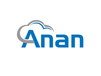 Anan - means "Cloud" in Hebrew logo design by VonDrake