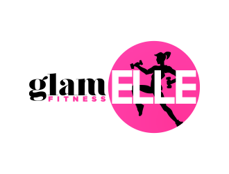 glamELLE Fitness logo design by jasmine