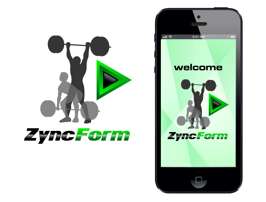 ZyncForm IOS application UI design and elements logo design by ingepro