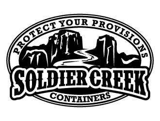 Soldier Creek Containers logo design by jaize