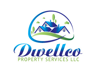 Dwellco Property Services llc logo design by opi11