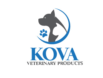 Kova Veterinary Products logo design by jenyl