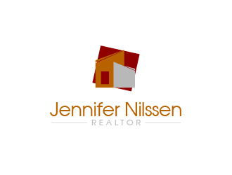 Jennifer Nilssen Realtor logo design by thebutcher
