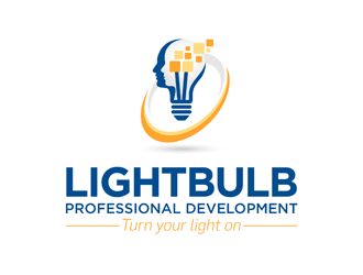 Lightbulb Professional Development logo design by VhienceFX