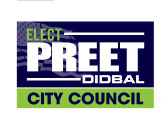 Elect Preet Didbal City Council logo design by jaize