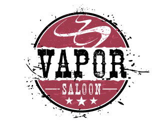 Vapor Saloon logo design by Dakouten
