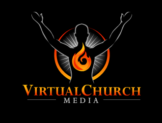 Virtual Church Media logo design by fontstyle
