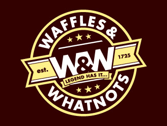 Waffles and Whatnots logo design by Rick