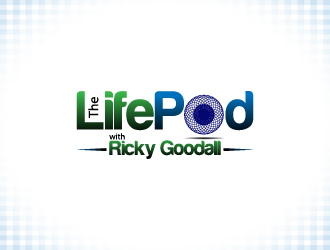 The Life Pod with Ricky Goodall logo design by Norsh