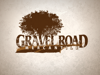 Gravel Road Mercantile logo design by dondeekenz