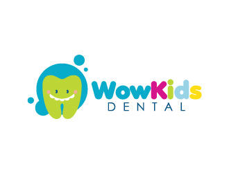 Wow Kids Dental Logo Design