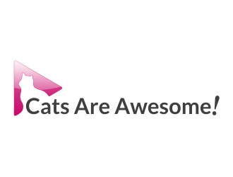 Cats Are Awesome logo design by dhe27
