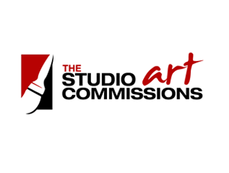 THE STUDIO ART COMMISSIONS logo design by wendeesigns