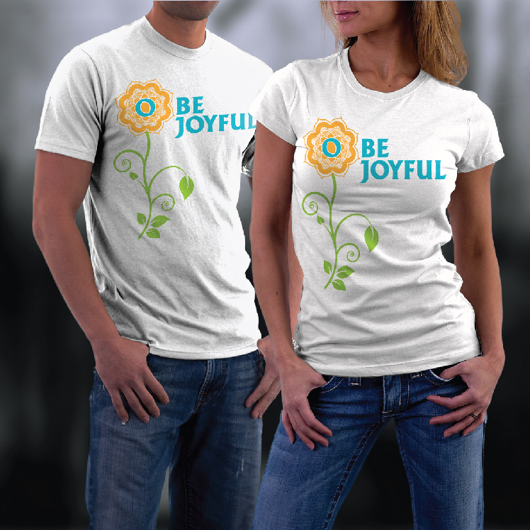 O Be Joyful T-shirt design logo design by creativehead