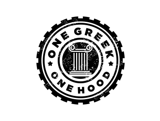 One Greek. One Hood. logo design by gin464