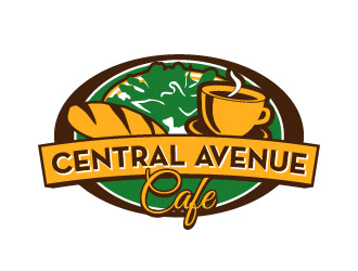 Central Avenue Cafe logo design by Rick