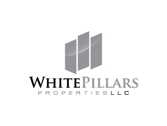 White Pillars Properties, LLC logo design by Dddirt
