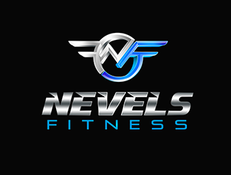 NEVELS FITNESS logo design by 3Dlogos