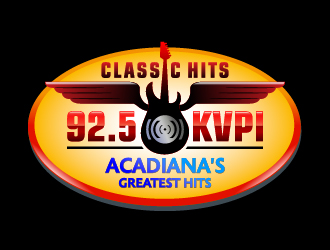 Classic Hits 92.5 KVPI logo design by josephope