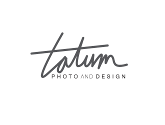 Tatum Photo and Design logo design by dondeekenz