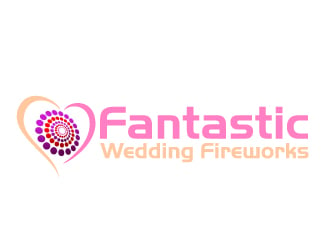 Fantastic Wedding Fireworks logo design by Dawnxisoul393