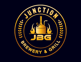 Junction Bar & Grill logo design by DezignLogic