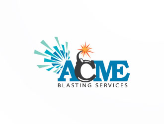 ACME Blasting Services logo design by tinycreatives