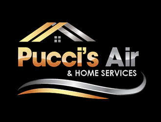 Pucci's Air & Home Services logo design by Aksara