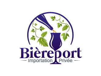 Bièreport logo design by DezignLogic