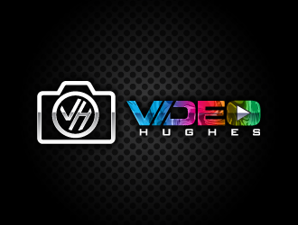 Video Hughes logo design by zack