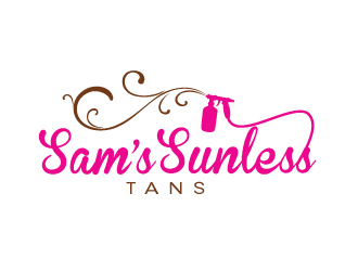 Sam's Sunless Tans logo design by Webphixo