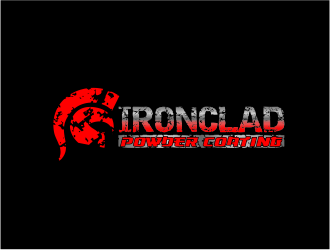 IronClad Powder Coating logo design by bogenz