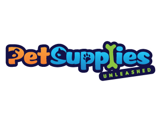 Pet Supplies Unleashed logo design by jaize