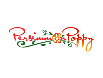 Persimmon Poppy logo design by josephope