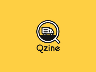 Qzine (Pronounced Cuisine) logo design by Lessofacoward