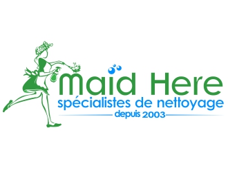 Maid Here logo design by YONK