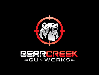 Bear Creek Gunworks, Inc. logo design by jaize