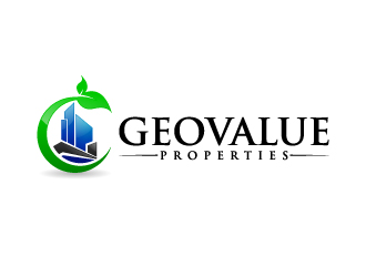 Geovalue Properties logo design by abss