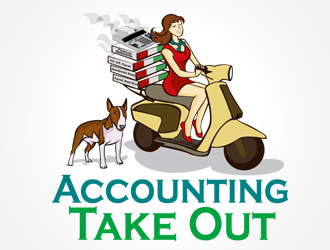 Accounting Take Out logo design by chuckiey