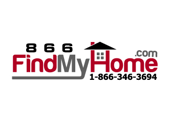 866FindMyHome.com logo design by STTHERESE