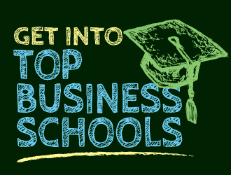 A Udemy course for getting into top business schools logo design by jaize