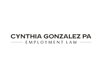 Cynthia Gonzalez PA logo design by prodesign