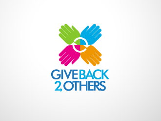 Give Back 2 Others logo design by dondeekenz