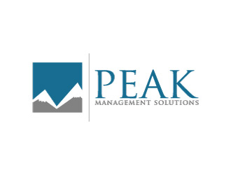 Peak Management Solutions logo design by BTmont