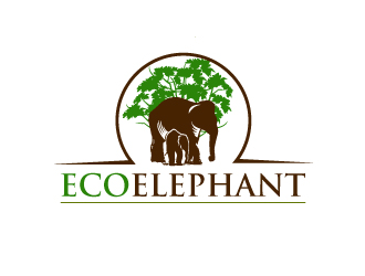 eco elephant Logo Design