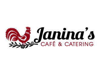 Janina's Café & Catering logo design by Sorjen