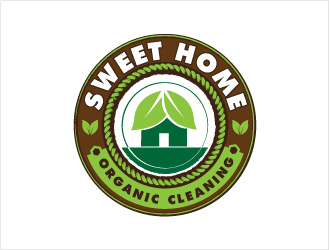 Sweet Home Organic Cleaning logo design by zenith