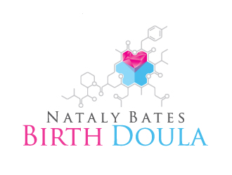 Nataly Bates Birth Doula logo design by alel